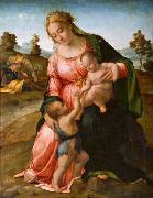 Francesco Granacci, Madonna and Child with St John the Baptist